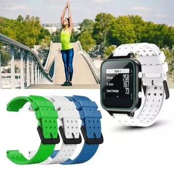 Ремешок для часов, мягкий силиконовый, 20 мм, сменный ремешок для часов Garmin Approach S20/Forerunner 220 230 235 630 620 735