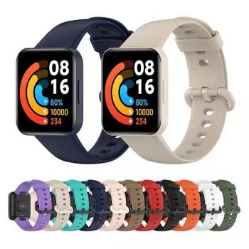 Ремешок для часов Мягкий силиконовый водонепроницаемый сменный ремешок для умного браслета для Redmi Watch 2 Lite/Watch 2 белый