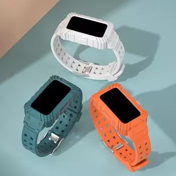 Ремешок для часов, мягкий водонепроницаемый силиконовый ремешок для часов, сменный браслет для Huawei Band 6/для Huawei Honor Band 6 белый