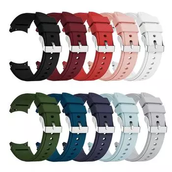 Ремешок для часов No Gap силиконовый ремешок для Samsung Galaxy Watch 5/5 Pro/6 классический ремешок для смарт-часов Galaxy Watch 4 5 6 20mm