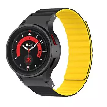 Ремешок для часов, подходящий для часов 5/5 Pro Smartwatch, магнитный силиконовый спортивный браслет, браслет, замена мягкого ремешка для часов темно-синий