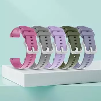 Ремешок для часов, практичный гибкий утолщенный ремешок для часов, 22 мм, сменный ремешок для умных часов, ремешок для часов чёрный