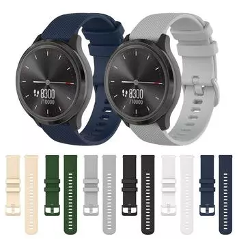 Ремешок для часов премиум-класса 18 мм, силиконовый ремешок для часов, резиновый сменный ремешок 20 мм, 22 мм 18mm белый