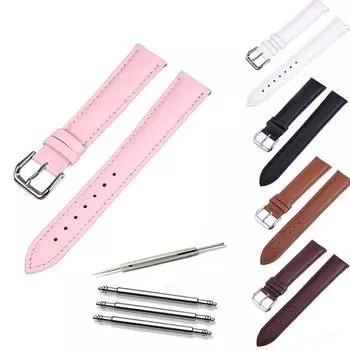Ремешок для часов Ремешок для часов 10 мм 12 мм 14 мм 16 мм 18 мм 20 мм 22 мм 24 мм 6 цветов на выбор Сменный кожаный ремень с ящиком для инструментов в комплекте [PUTCENDI]
