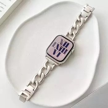 Ремешок для часов Роскошный ремешок для часов для Apple Watch 8 49 мм 7 41 мм 6 5 4 se 40 мм 42 мм 44 мм ремешок из нержавеющей стали ремешок для часов для apple watch Ultra for apple watch 41mm