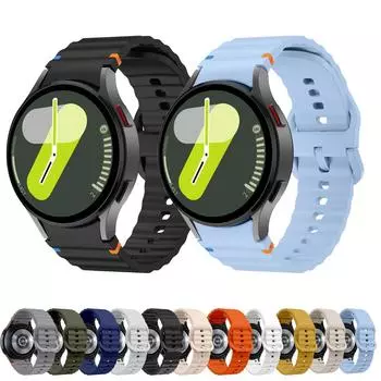 Ремешок для часов Samsung Galaxy Watch 7 40 мм/44 мм черный летний спортивный оригинальный официальный для Galaxy Watch 4 5 6 FE унисекс Starp Galaxy Watch 7 40mm белый