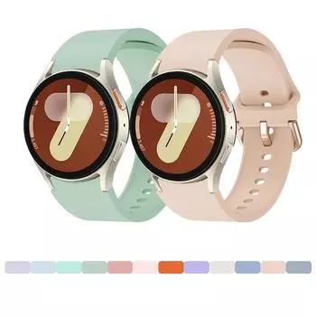 Ремешок для часов Samsung Galaxy Watch 7 40 мм, спортивный цветной ремешок с пряжкой, подходит для унисекс-игрушек Galaxy Watch 4 5 6 5, аксессуары цвета красного вина galaxy watch FE