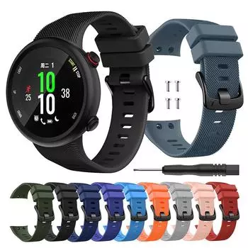 Ремешок для часов, силиконовый ремешок для часов Garmin Forerunner 45 45S, ремешок для умных часов Garmin Swim 2 For Garmin Swim 2