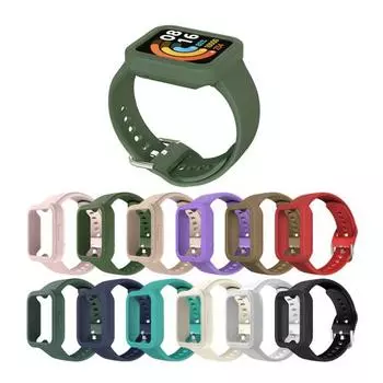 Ремешок для часов Ультра мягкий удобный цельный силиконовый сменный ремешок на запястье для Redmi Watch2/Lite 2 света кофе