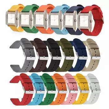 Ремешок для часов водонепроницаемый дышащий универсальный мягкий силиконовый ремешок для наручных часов замена для Samsung S3 22 mm зелёный