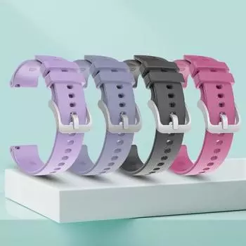 Ремешок для часов водонепроницаемый мягкий силиконовый ремешок для часов сменный ремешок для Garmin Forerunner 158/55