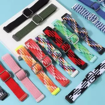 Ремешок для Huawei Band 8 9, аксессуары, регулируемый плетеный браслет с одиночной петлей, эластичный нейлоновый браслет Correa, браслет Huawei Band 9 for huawei band 9/8
