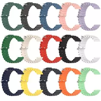 Ремешок для Huawei Watch GT3/Huami Amazfit Bip 3/Samsung Galaxy Active 2/WATCH 6/5/5 Pro/WATCH 3 4/4 Классический ремешок для Realme Watch 3 22mm чёрный