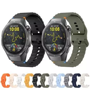 Ремешок для Huawei Watch GT5 Pro 46 мм, сменный силиконовый ремешок для часов, совместимый с ремешками для часов Huawei GT5 Pro GT5/GT4/GT3 22 мм GT5 Pro 46mm