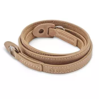 Ремешок для камеры, кольцо, итальянская кожа, серия Tea [cam-in] LCS-073 (Молочно-коричневый) (95см)