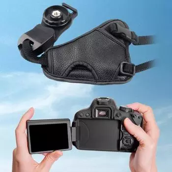 Ремешок для камеры с быстросъемной площадкой для крепления на штативе, противоскользящая конструкция, универсальная, простая установка