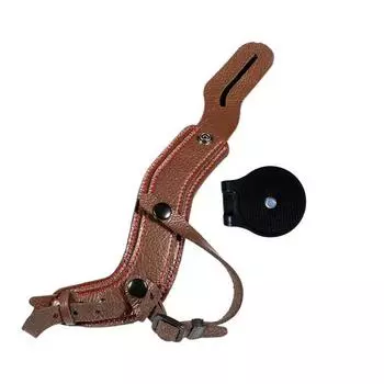 Ремешок для камеры с застежкой-кнопкой, эргономичный дизайн, водонепроницаемый, износостойкий, универсальный, декоративный ремешок для камеры коричневый