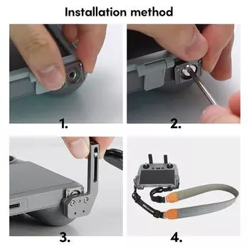 Ремешок для контроллера, удобный шнурок для Air 3 Mini 4Pro, шейный ремень, регулируемая длина, надежный шнурок с крючком