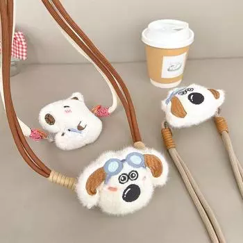 Ремешок для мобильного телефона Capybara, плюшевый ремешок для телефона с сумкой, декоративный для девочек style 4