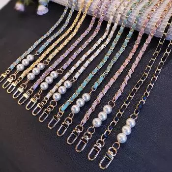 Ремешок для мобильного телефона длиной около 120 см, модный ремешок с длинной цепочкой подходит для iPhone 12/11XSMAX, диагональный чехол-сумка синий