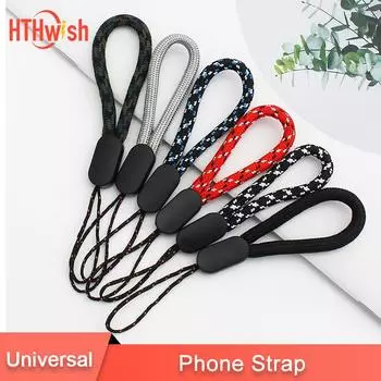 Ремешок для мобильного телефона, короткий ремешок для ключей, удостоверения личности, мобильного телефона, универсальные ремешки для удержания, 6 цветов, ручная веревка, износостойкий ремешок белый
