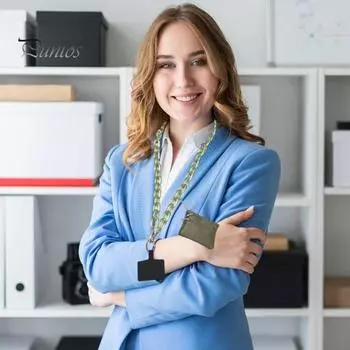 Ремешок для мобильного телефона с карманом для монет, мини-держатель для карт, прозрачный акриловый цепочный съемный ремешок для телефона, ремешок для подвешивания мобильного телефона зелёный