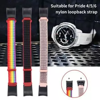 Ремешок для наручных часов, дышащий, водонепроницаемый, мягкий сменный ремешок для умных часов Honor 4/5/6 для Huawei Band 6 Pro/NFC A