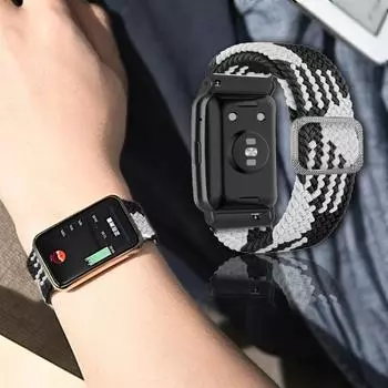 Ремешок для наручных часов, водонепроницаемый регулируемый эластичный сменный ремешок для умных часов для часов Huawei, подходит B