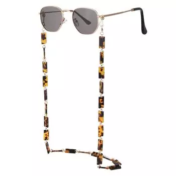 Ремешок для очков вокруг шеи, цепочки для солнцезащитных очков для женщин, акриловая цепочка для маски, держатель для черепаховой маски Tortoiseshell