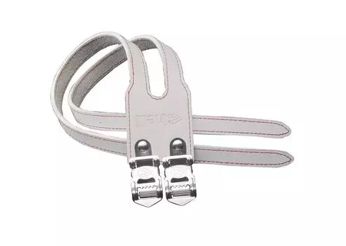 Ремешок для пальцев ног Cinelli из двойной кожи, белый, ОДИН РАЗМЕР, комплект для левой и правой ноги 605021-000002 белый