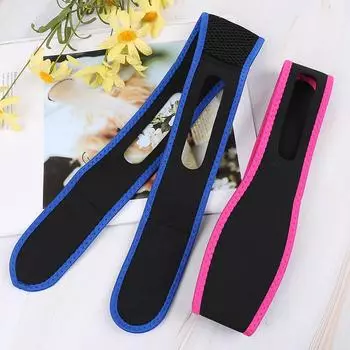 Ремешок для подбородка от храпа, пояс для защиты от храпа, решение для поддержки челюсти при апноэ, лучшее решение для сна Black Red