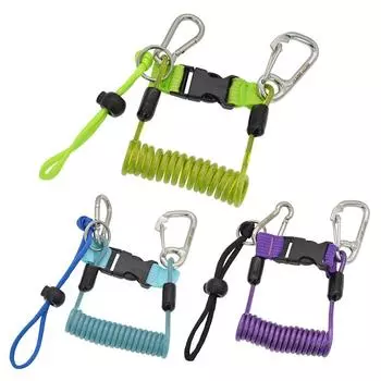 Ремешок для подводной камеры с функцией быстрого отсоединения для подводного снаряжения — прочный и устойчивый к потере озеро синий