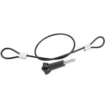 Ремешок для ремня безопасности из нержавеющей стали длиной 30 см с защитой от потери и 14-дюймовым винтом для GOPRODJI OSMO