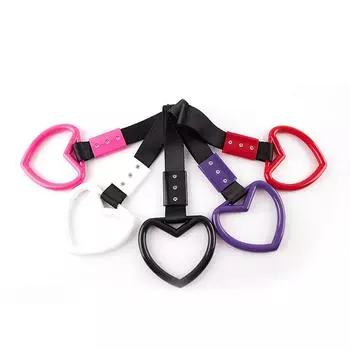 Ремешок для ручки автобуса, брелок для ремня, предупреждающий о дрейфе, для заднего бампера автомобиля розовый