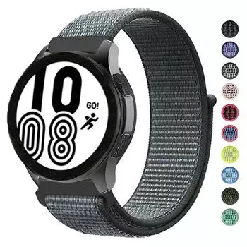 Ремешок для Samsung Galaxy Watch 4 3 classic 5 Pro active 2/Gear S3, нейлоновая петля, браслет Correa, часы Huawei GT 2 3, ремешок 22 мм, 20 мм