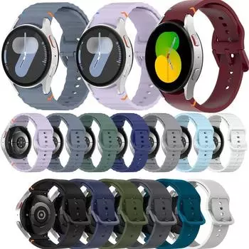 Ремешок для Samsung Galaxy Watch 7/6/5/4 FE 44 мм 40 мм Спортивный браслет для Samsung Galaxy Watch 6 4 Classic 5 Pro 47 мм 46 мм 45 мм 43 мм 42 мм Аксессуары Galaxy watch7/6/5/4 FE