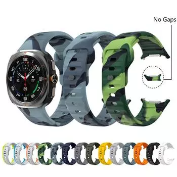 Ремешок для Samsung Galaxy Watch Ultra 47 мм, ремешок с полным покрытием Simplicity Wave, обратная пряжка для Galaxy Watch Ultra 47 мм, ремешок для часов Galaxy watch Ultra чёрный