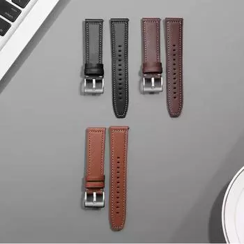 Ремешок для смарт-часов Huawei Watch GT3 Pro — легко снимается Black buckle коричневый