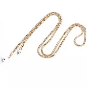 Ремешок для солнцезащитных очков Anti Slip Alloy Eyeglasses Chain Reading Glasses Strap Gold
