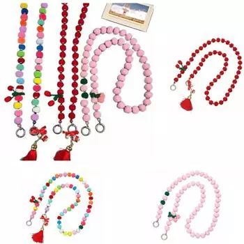 Ремешок для телефона через плечо Ремешок для мобильного телефона с защитой от потери Ремешок для мобильного телефона Зимний красный