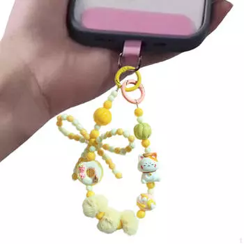 Ремешок для телефона из бисера для самостоятельного украшения и подарка детям Style A