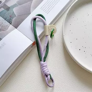 Ремешок для телефона, подвесной шнур с кольцом-цепочкой и накладным ремешком на запястье, съемный брелок для мобильного телефона