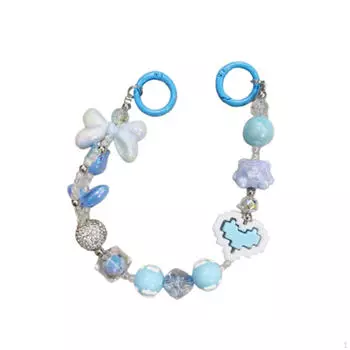 Ремешок для телефона с подвеской для женской сумки, цепочка для украшения, аксессуары, сумка