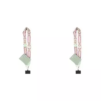 Ремешок для телефона с сумочкой на молнии, шнурок для ношения через плечо для телефона (зеленый)