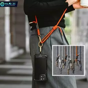 Ремешок для телефона Switcheasy Moblie, универсальный регулируемый нейлоновый ремешок через плечо, ремешок для ожерелья и ремешок на запястье с зажимом для телефона для всех смартфонов