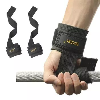 Ремешок для тяжелой атлетики, ремешок на запястье, ремешок на запястье, спортивный браслет для фитнеса, силовых тренировок, поддерживающий браслет на запястье Black