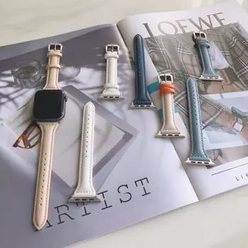 Ремешок для умных часов Apple Watch Ultra, ремешок 49 мм, 40 мм, 44 мм, 38 мм, 42 мм, 41 мм, 45 мм, серия SE 78, 6, 5, 4, 3, 2, 1, женский кожаный ремешок для часов