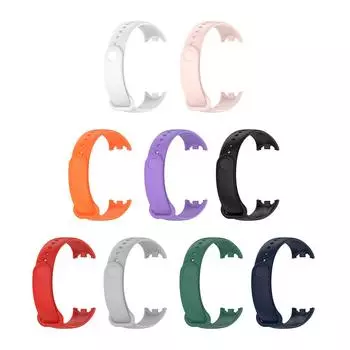 - Ремешок для умных часов с быстросъемным ремешком для часов Xiaomi Mi Band 8 Smart Ba White