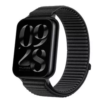 Ремешок для Xiaomi Mi Band 9 8 Pro Плетеный ремешок Для Redmi Watch 5 4 For MI Band 8 pro чёрный