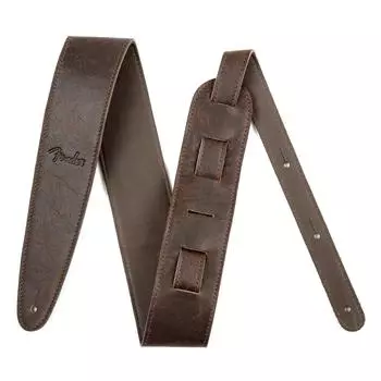 Ремешок Fender Strap из коричневой кожи ручной работы, 2,5 дюйма